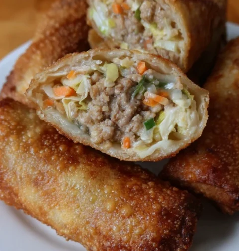 Easy Homemade Pork Egg Rolls Recipe Best Pork Egg Rolls Dipping Sauce Gluten-free Pork Egg Rolls How To Make Pork Egg Roll...