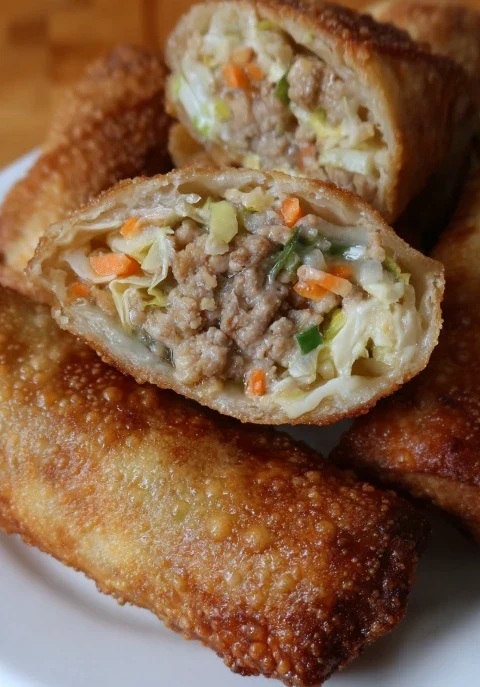 Easy Homemade Pork Egg Rolls Recipe Best Pork Egg Rolls Dipping Sauce Gluten-free Pork Egg Rolls How To Make Pork Egg Roll...
