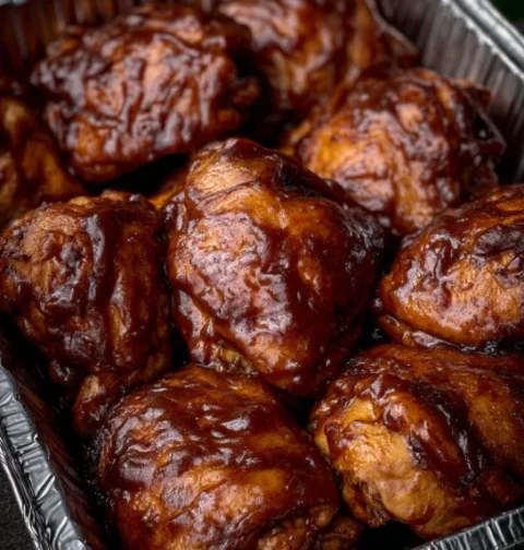 Easy Honey Soy Chicken Thighs Recipe Honey Soy Chicken Thighs Slow Cooker Baked Honey Soy Chicken Thighs Honey Soy Marinad...