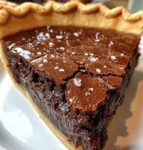 Easy Hot Fudge Pie Recipe Rich Chocolate Hot Fudge Pie Buttery Crust Chocolate Pie Recipe No-fuss Hot Fudge Pie Quick Hot ...