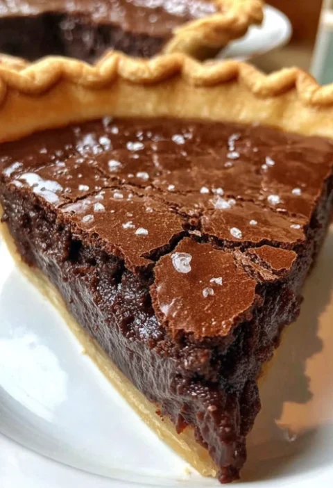 Easy Hot Fudge Pie Recipe Rich Chocolate Hot Fudge Pie Buttery Crust Chocolate Pie Recipe No-fuss Hot Fudge Pie Quick Hot ...