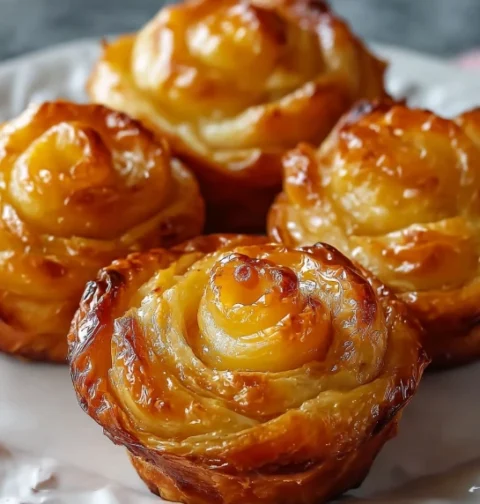 Easy Peach Pie Cruffins Recipe Homemade Peach Cruffin Baking Tips Best Peach Pie Cruffin Ingredients Peach Pie Cruffins Fr...