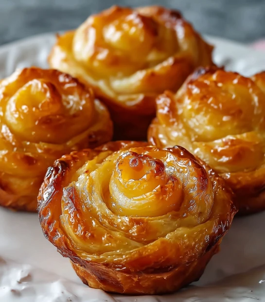 Peach Pie Cruffins Recipe