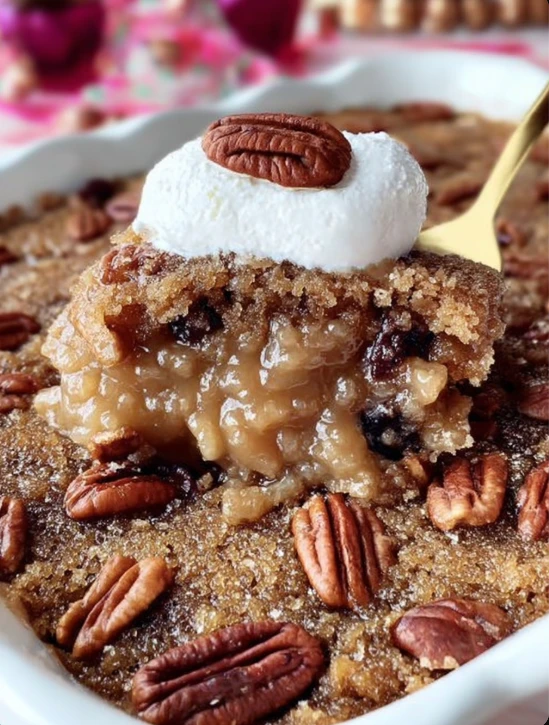 Pecan Pie Dump Cake