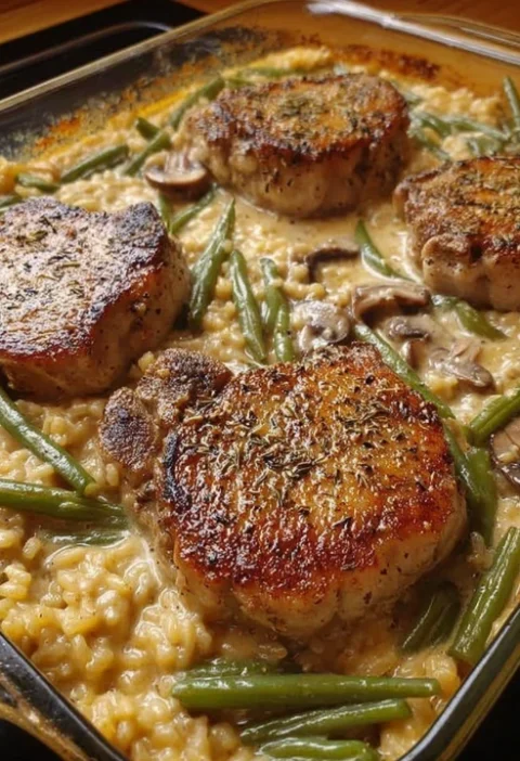 Easy Pork Chop Casserole Recipe Pork Chop Casserole With Rice Creamy Pork Chop Casserole Keto Pork Chop Casserole Gluten-f...