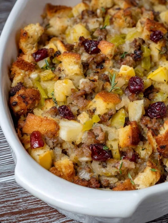 Sausage Cranberry Stuffing