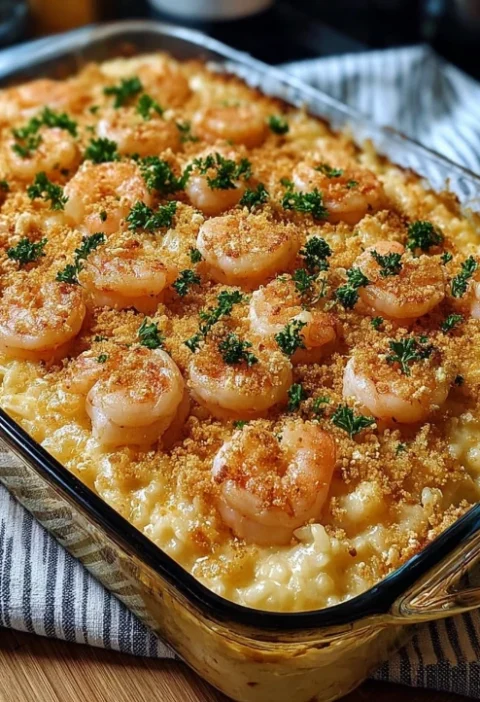 Easy Shrimp Casserole Recipe Creamy Shrimp Casserole Dishes Best Seafood Casserole Ideas Low Carb Shrimp Casserole Gluten ...