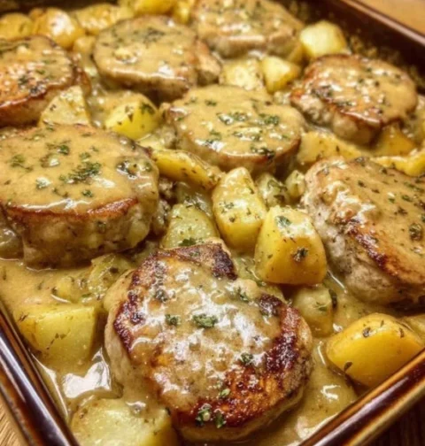 Easy Smothered Pork Chops Recipe Quick Smothered Pork Chops Dinner How To Make Pork Chops With Gravy Best Pork Chops And P...