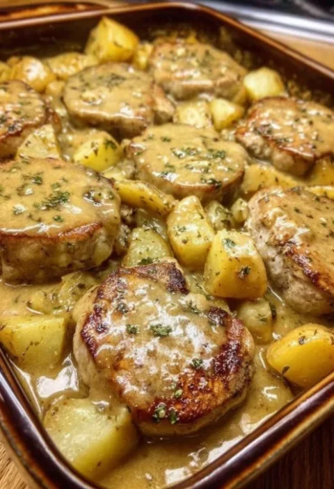 Easy Smothered Pork Chops Recipe Quick Smothered Pork Chops Dinner How To Make Pork Chops With Gravy Best Pork Chops And P...