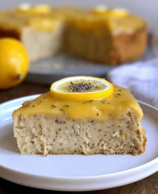 Flourless Lemon Chia Cake