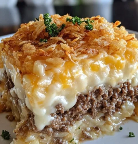 French Onion Ground Beef Casserole Recipe Easy French Onion Rice Casserole Best Ground Beef And Rice Casserole Healthy Fre...