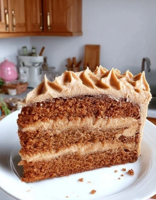 Gingerbread Cake with Cinnamon Molasses Frosting