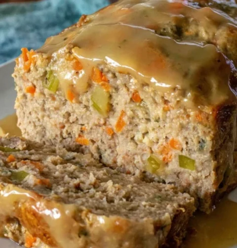 Homemade Turkey And Stuffing Meatloaf Recipe Best Turkey Meatloaf With Stuffing Turkey Meatloaf With Sage Stuffing Gluten-...