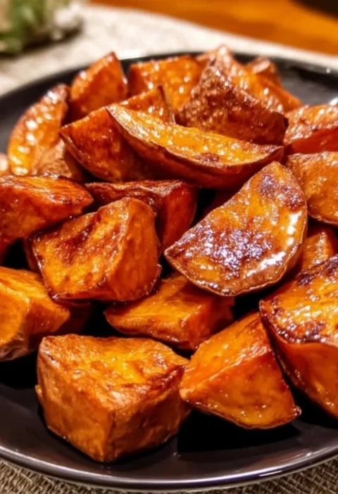 Honey Cinnamon Roasted Sweet Potatoes Recipe Best Honey Cinnamon Sweet Potatoes Easy Honey Roasted Sweet Potatoes Cinnamon...