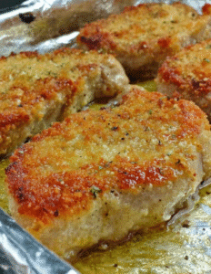 parmesan baked pork chops