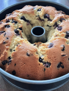Sour Cream Blueberry Coffee Cake