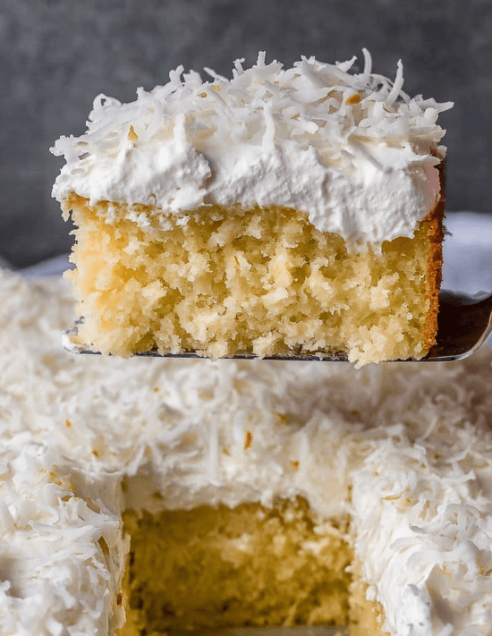 Cream of Coconut Cake