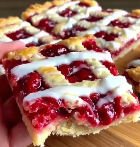 Indulgent Cherry Pie Bars Recipe Homemade Cherry Pie Bars Best Cherry Pie Bars For Parties Luscious Cherry Dessert Ideas H...