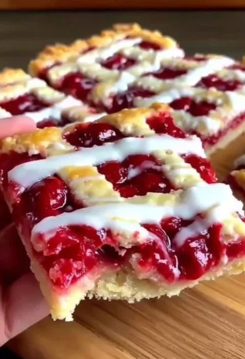 Indulgent Cherry Pie Bars Recipe Homemade Cherry Pie Bars Best Cherry Pie Bars For Parties Luscious Cherry Dessert Ideas H...