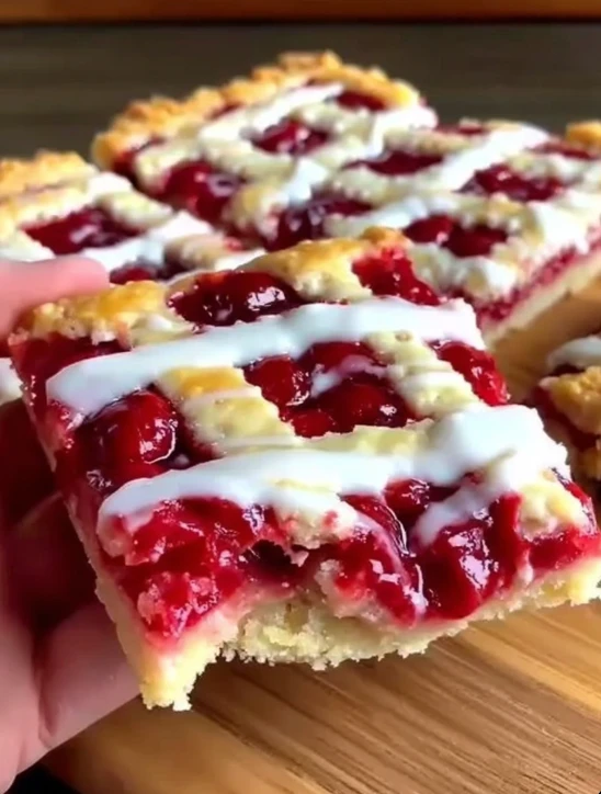 Indulgent Cherry Pie Bars Recipe Homemade Cherry Pie Bars Best Cherry Pie Bars For Parties Luscious Cherry Dessert Ideas H...