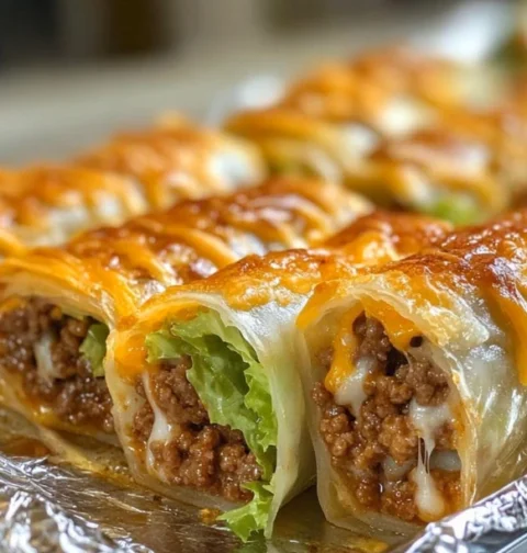 Low Carb Big Mac Rice Paper Recipe Keto Big Mac Rice Paper Rolls Gluten-free Big Mac Rice Rolls Healthy Big Mac Rice Paper...