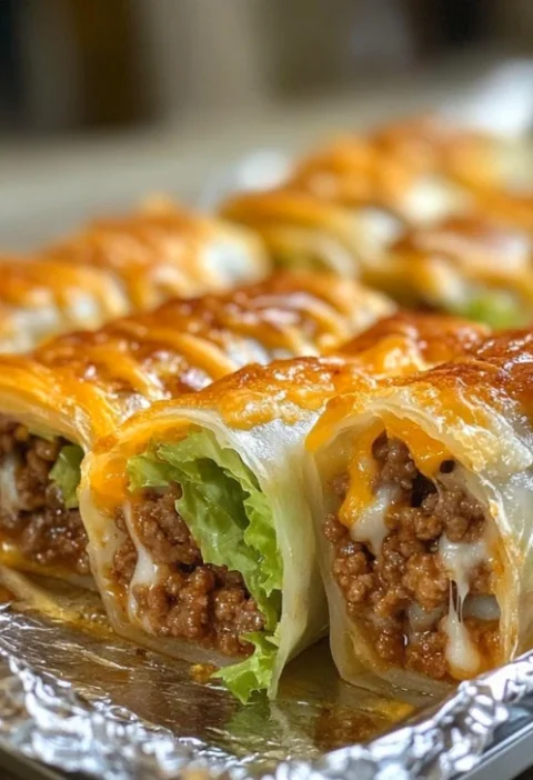 Low Carb Big Mac Rice Paper Recipe Keto Big Mac Rice Paper Rolls Gluten-free Big Mac Rice Rolls Healthy Big Mac Rice Paper...