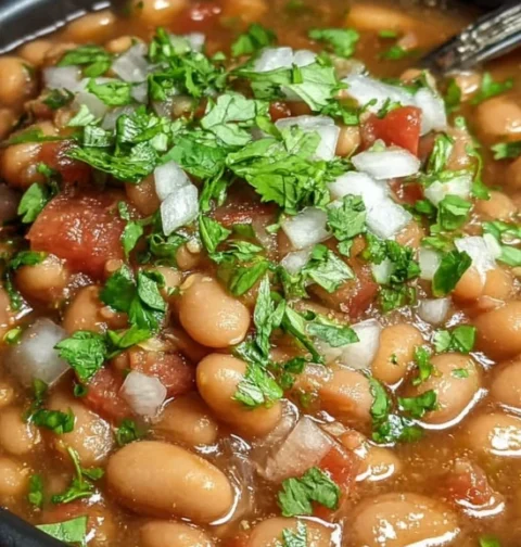 Mexican Pinto Beans Recipe Easy Authentic Mexican Pinto Beans Slow Cooker Best Spices For Mexican Pinto Beans Mexican Pint...