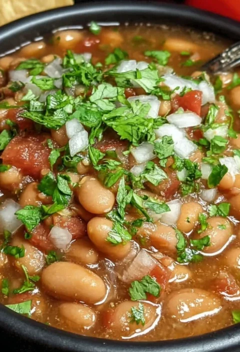 Mexican Pinto Beans Recipe Easy Authentic Mexican Pinto Beans Slow Cooker Best Spices For Mexican Pinto Beans Mexican Pint...