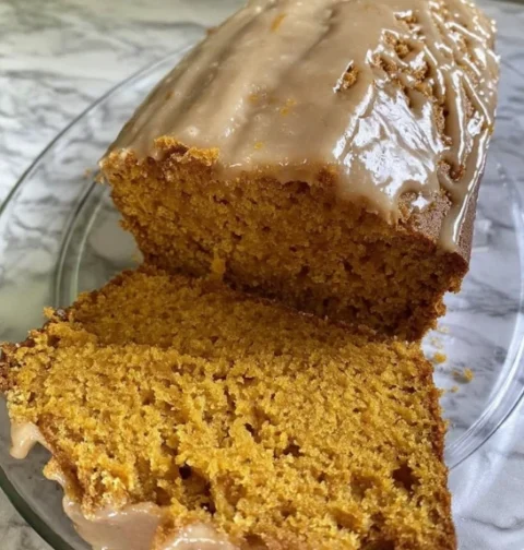 Pumpkin Bread With Maple Glaze Recipe Best Pumpkin Bread Maple Glaze Homemade Pumpkin Bread With Maple Topping Easy Maple ...