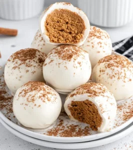 Pumpkin Spice Cheesecake Bites