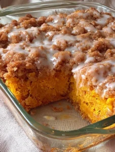 Pumpkin Spice Crumb Cake