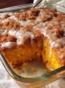 Pumpkin Spice Crumb Cake