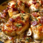 Creamy Mushroom Chicken Meatballs