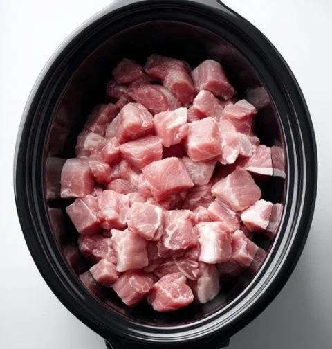 Slow Cooker Garlic Herb Pork Recipe 4-ingredient Slow Cooker Pork Easy Garlic Herb Pork Slow Cooker Best Slow Cooker Pork ...