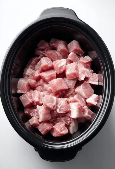 Slow Cooker Garlic Herb Pork Recipe 4-ingredient Slow Cooker Pork Easy Garlic Herb Pork Slow Cooker Best Slow Cooker Pork ...