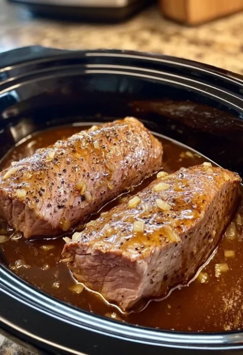 Slow Cooker Maple Dijon Pork Tenderloin Recipe Easy Maple Dijon Pork Tenderloin Slow Cooker Best Pork Tenderloin Recipe Wi...