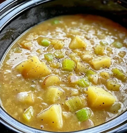 Slow Cooker Potato Leek Soup Recipe Best Slow Cooker Potato And Leek Soup Creamy Potato Leek Soup Crock Pot Vegan Slow Coo...