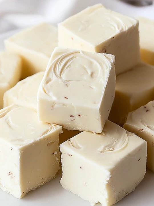 White Chocolate Fudge Bites
