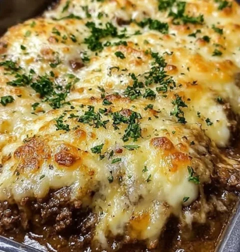 Amish Hamburger Steak Bake Recipe Easy Amish Hamburger Casserole Traditional Amish Meat Recipes Amish Style Hamburger Bake...