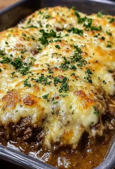 Amish Hamburger Steak Bake Recipe Easy Amish Hamburger Casserole Traditional Amish Meat Recipes Amish Style Hamburger Bake...
