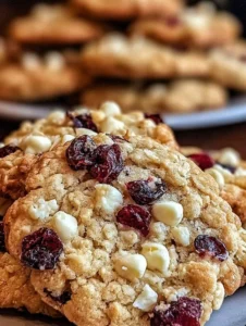 Aunt Millie’s Festive Coconut Cranberry Cookies