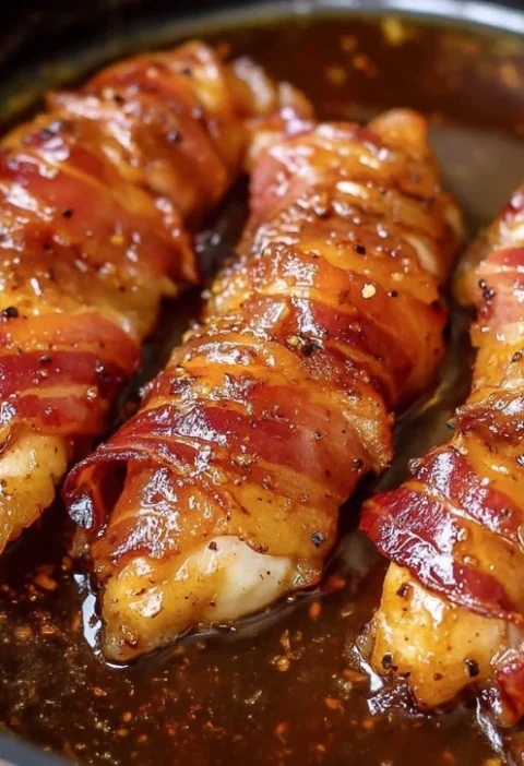 Bacon Brown Sugar Chicken Tenders Recipe Easy Bacon Wrapped Chicken Tenders Homemade Brown Sugar Chicken Tenders How To Ma...