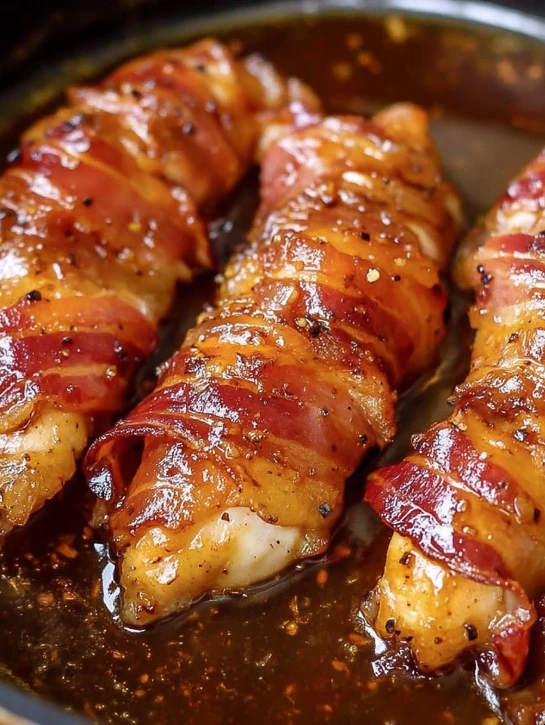 Bacon Brown Sugar Chicken Tenders Recipe Easy Bacon Wrapped Chicken Tenders Homemade Brown Sugar Chicken Tenders How To Ma...