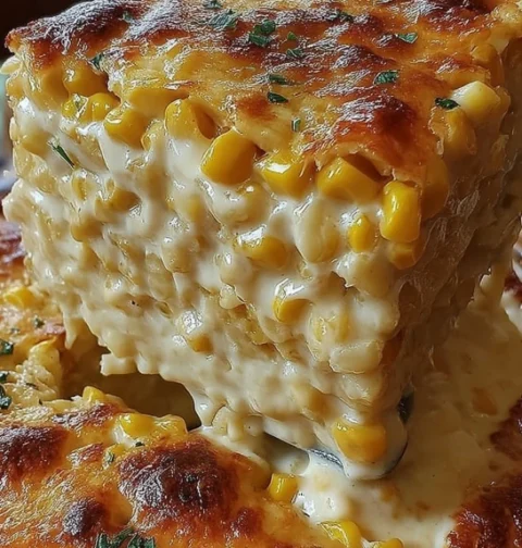 Best Cream Cheese Corn Casserole Recipe Easy Classic Corn Casserole With Cream Cheese Healthy Cream Cheese Corn Casserole ...