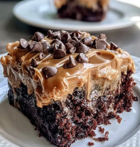 Best German Chocolate Poke Cake Recipe Easy Moms German Poke Cake Homemade German Chocolate Cake Poke Style How To Make A ...
