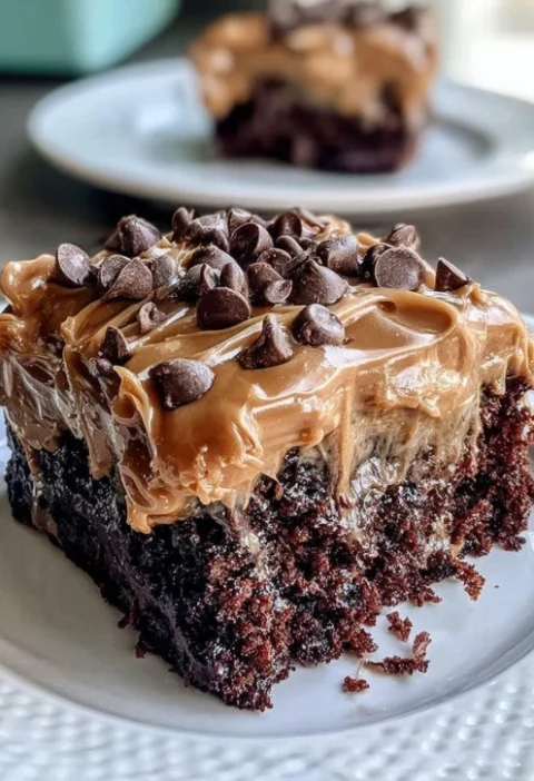 Best German Chocolate Poke Cake Recipe Easy Moms German Poke Cake Homemade German Chocolate Cake Poke Style How To Make A ...