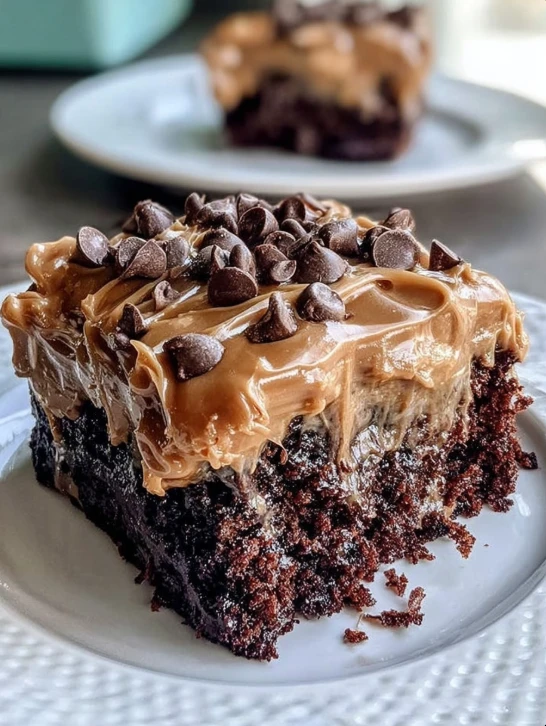 Best German Chocolate Poke Cake Recipe Easy Moms German Poke Cake Homemade German Chocolate Cake Poke Style How To Make A ...