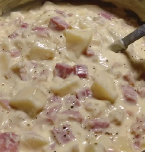 Best Loaded Potato Soup Recipe Easy Creamy Loaded Potato Soup Healthy Loaded Potato Soup Low Fat Instant Pot Loaded Potato...