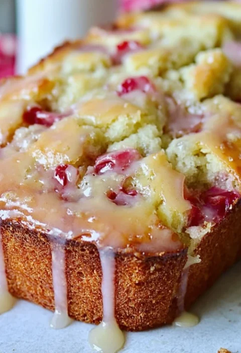 Best Retro Rhubarb Cake Recipe Homemade Rhubarb Cake With Butter Sauce Vintage Bakery Style Rhubarb Cake How To Make Rhuba...