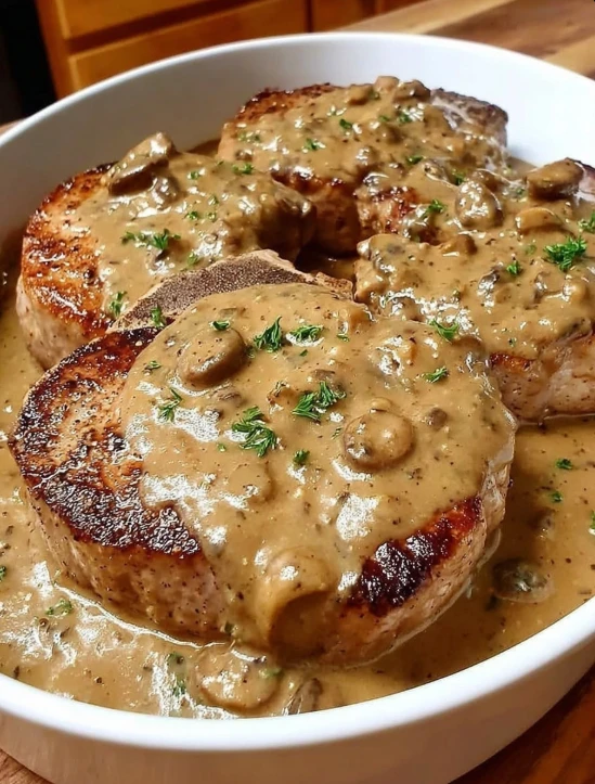 Church-Supper Classic Smothered Pork Chops
